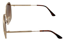 Load image into Gallery viewer, Kenneth Cole Reaction Gold Womens Fashion Square Metal Sunglass KC1389. 32F