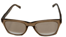 Load image into Gallery viewer, John Varvatos Mens Crystal Brown Plastic Sqaure Sunglass Gradient Lens V515