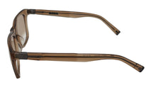 Load image into Gallery viewer, John Varvatos Mens Crystal Brown Plastic Sqaure Sunglass Gradient Lens V515