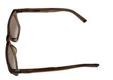 Load image into Gallery viewer, John Varvatos Mens Crystal Brown Plastic Sqaure Sunglass Gradient Lens V515