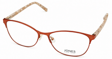 Load image into Gallery viewer, Jones New York Rose Gold Mens Metal Soft Square Eyewear , J491 58mm