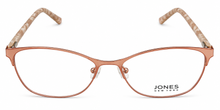 Load image into Gallery viewer, Jones New York Rose Gold Mens Metal Soft Square Eyewear , J491 58mm