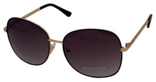 Load image into Gallery viewer, Kenneth Cole Reaction Shiny Gold Womens Square Metal Sunglass KC1359. 32B