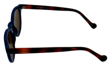 Load image into Gallery viewer, Perry Ellis Mens Sunglass Navy Demi Plastic Square, Smoke Gradient Lens PE81 3