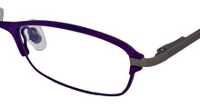 Load image into Gallery viewer, Jones New York Womens Metal Soft Rectangle Eyewear Frame, J468 Purple 50mm