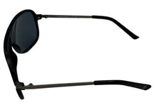 Load image into Gallery viewer, Timberland Shiny Black Mens Plastic Square Aviator Sunglass, Smoke Len TB7291 1A