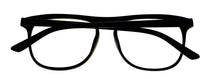 Load image into Gallery viewer, Perry Ellis Black Mens Plastic Square Eyewear Frame 393 Black 53mm