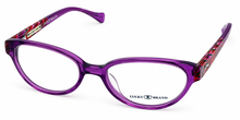 Load image into Gallery viewer, Lucky Brand Womens Eyeglass Rectangle Sunrise Purple Plastic 52mm