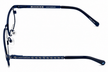 Load image into Gallery viewer, Lucky Brand Big Kids Ophthalmic Eyeglass Rectangle Blue Metal D802 50mm