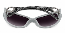 Load image into Gallery viewer, Ellen Tracy Womens Sunglass Blue Plastic Rectangle Smoke Gradient Lens ET514 3
