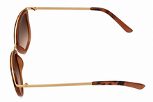 Load image into Gallery viewer, Esprit Sunglass Womens Tortoise Brown Square Plastic Fashion Wrap 39073. 515