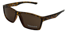 Load image into Gallery viewer, Timberland Mens Rectangle Matte Black Plastic Sunglass TB7218. 2C