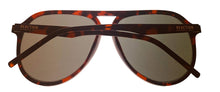 Load image into Gallery viewer, Kenneth Cole Reaction Mens Dark Havana Plastic Aviator Sunglass KC1383 52B