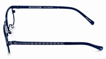 Load image into Gallery viewer, Lucky Brand Big Kids Ophthalmic Eyeglass Rectangle Blue Metal D802 50mm