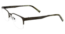 Load image into Gallery viewer, John Varvatos Rectangle Mens Gunmetal Rimless Metal Eyewear Frame V163. 53mm