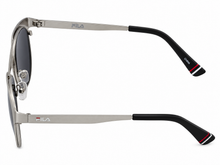 Load image into Gallery viewer, Fila Mens Brushed Silver Metal Soft Square Sunglass SF9950 581X