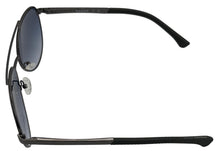 Load image into Gallery viewer, Timberland Gunmetal Mens Metal Aviator Sunglass, Blue Mirror Lens TB7210. 8X
