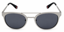 Load image into Gallery viewer, Fila Mens Brushed Silver Metal Soft Square Sunglass SF9950 581X