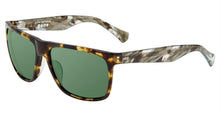Load image into Gallery viewer, John Varvatos Mens Olive Tortoise Crystal Plastic Rectangle Sunglass V543