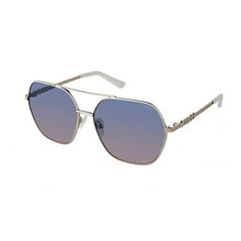 Load image into Gallery viewer, Guess Sunglass Womens Light Nickeltin Oversized Square Gradient Lens GF0415. 10W