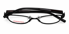 Load image into Gallery viewer, Converse Ophthalmic Eyeglass Soft Rectangle Metal Frame Gizmo Black. 47mm