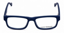 Load image into Gallery viewer, Lucky Big Kids Ophthalmic Rectangle Matte Blue Plastic Frame. D804 46mm