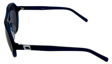Load image into Gallery viewer, TONY HAWK Mens Navy Plastic Aviator Rxable Sunglass Smoke Lens 2002 2