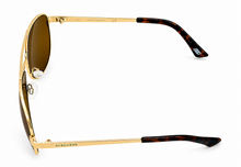 Load image into Gallery viewer, Skechers Mens Gold Aviator Metal Sunglass. SE8058. 32E