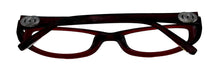 Load image into Gallery viewer, Jones New York Womens Burgundy Plastic Rectangle Eyewear Frame. J747. 53mm