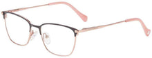 Load image into Gallery viewer, ucky Brand Big Kids Ophthalmic Eyeglass Rectangle Black Blush Metal D721 47mm