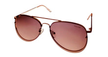 Load image into Gallery viewer, Kenneth Cole Reaction Mens Rose Gold Front Mount Aviator Sunglass KC1354. 28T