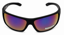 Load image into Gallery viewer, Timberland Sunglass Mens Matte Black Plastic Wrap, Flash Lens TB7191. 2Q