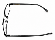 Load image into Gallery viewer, John Varvatos Mens Black Rectangle Metal Eyewear Frame V125. 52mm