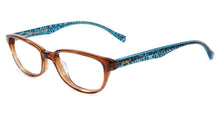 Load image into Gallery viewer, Lucky Brand Womens Ophthalmic Eyeglass Soft Rectangle Kona Brown Plastic 51mm