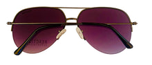Load image into Gallery viewer, Kenneth Cole Reaction Gunmetal Gradient Smoke Aviator Sunglasses. KC1307. 8B