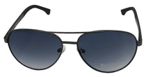 Load image into Gallery viewer, Timberland Gunmetal Mens Metal Aviator Sunglass, Blue Mirror Lens TB7210. 8X