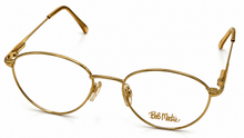 Load image into Gallery viewer, Bob Mackie Mens Gold Silver Tear Drop Metal Eyewear Frame. BM 800 52mm
