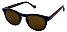 Load image into Gallery viewer, Perry Ellis Mens Sunglass Navy Demi Plastic Square, Smoke Gradient Lens PE81 3