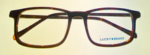 Load image into Gallery viewer, Lucky Mens Ophthalmic Tortoise Soft Rectangle Plastic Frame D805 48m
