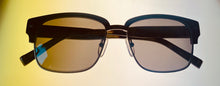 Load image into Gallery viewer, John Varvatos Mens Black Tortoise Plastic Soft Rectangle Sunglass V516