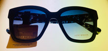 Load image into Gallery viewer, Lucky Brand Unisex Sunglasses Black Plastic Square Sycamore, Gradient Lens