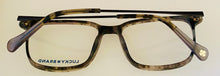Load image into Gallery viewer, Lucky Brand Mens Ophthalmic Eyeglass Rectangle Grey Tort Plastic D506 53mm