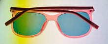 Load image into Gallery viewer, Fila Mens Crystal Pink Plastic Sunglass, Pink Flash Lens SF9485