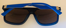Load image into Gallery viewer, Fila Matte Blue Mens Plastic Aviator Sunglass Polarized Flash Lens SF8496. U43P