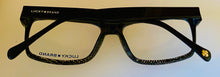 Load image into Gallery viewer, Lucky Mens Ophthalmic Black Soft Rectangle Plastic Frame D401 55mm