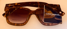 Load image into Gallery viewer, Lucky Brand Unisex Sunglasses Plastic Square Sycamore Pink Tortoise Gradient Len