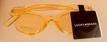 Load image into Gallery viewer, Lucky Brand Yellow Womens Sunglass Cateye Plastic, Yellow Lens Pacific
