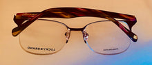 Load image into Gallery viewer, Lucky Brand Mens Ophthalmic Eyeglass Rectangle Rimless Purple Metal D105. 53mm