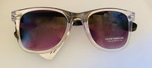 Load image into Gallery viewer, Lucky Brand Mens Clear Plastic Square Sunglass, Gradient Lens Campbell