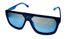 Load image into Gallery viewer, Fila Matte Blue Mens Plastic Aviator Sunglass Polarized Flash Lens SF8496. U43P